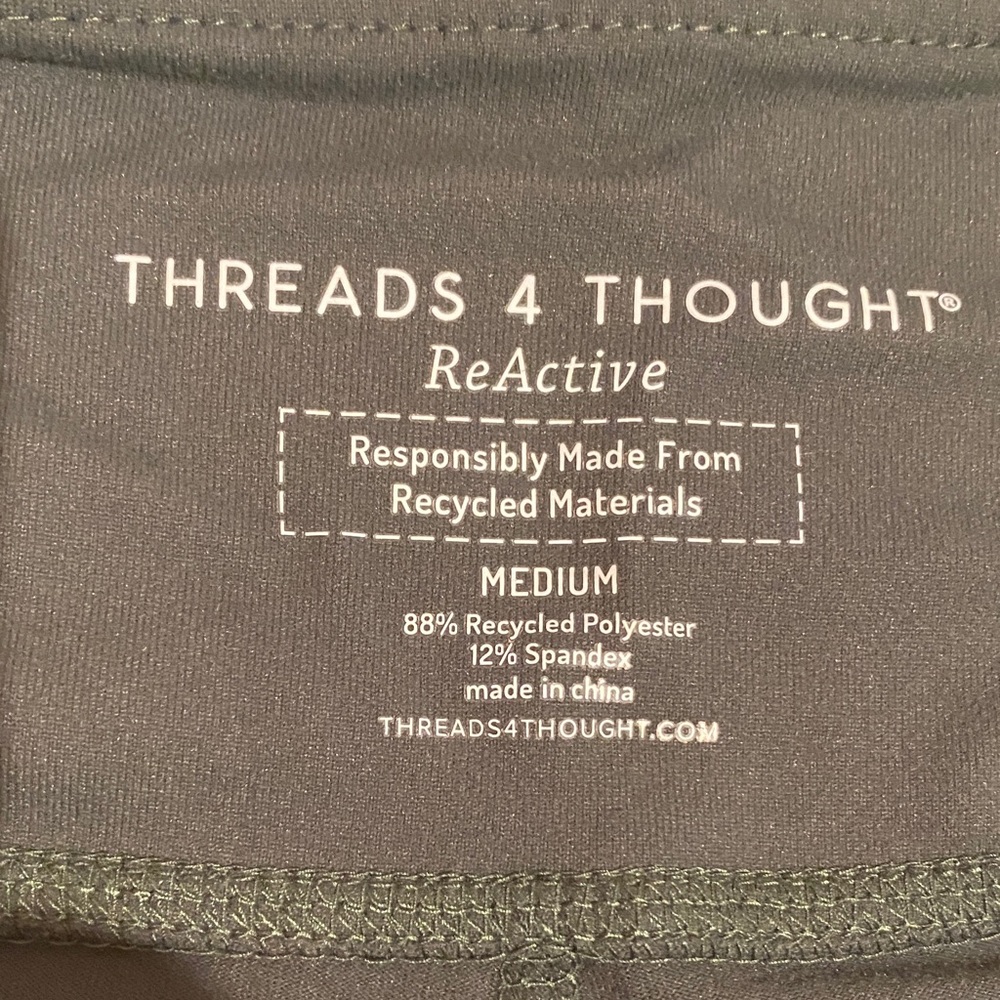 Threads 4 Thought Green Eco Leggings